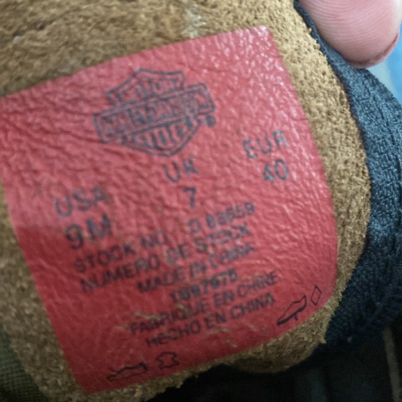 Harley-Davidson boots with side zipper - Picture 5 of 7